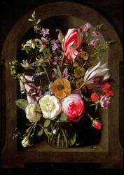 Rosor, tulpaner och andra blommor